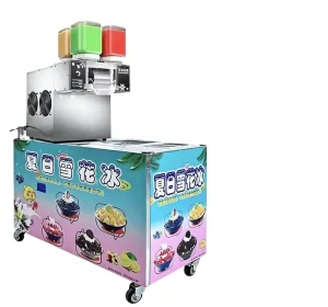 High Capacity Stainless Steel Snowflake Ice Cream Maker Machine for Commercial Use