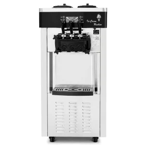 High Capacity Vertical 3 Flavor Ice Cream Machine Commercial Soft Serve Maker for Dessert Shop Restaurant Cafe Use