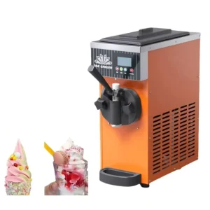 High Demand Soft Ice Cream Maker Compact Vertical Model for Businesses