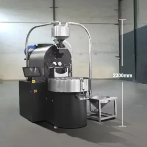 High Efficiency 12kg Coffee Roasting Machine Automatic Drum Roaster with Cooling Tray