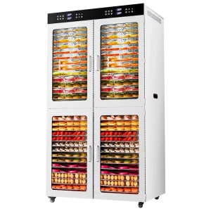 High Efficiency 80-Tray Touch Screen Food Dehydrator Machine8000W Home Use Dryer Dried Fruit Used Condition Core Motor Component