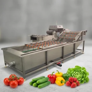 High Efficiency Automatic Bubble Washer Machine Industrial Cleaning Equipment for Fruits Vegetables Bubble Washing Machine