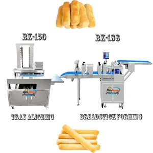 High Efficiency Automatic Crispy Youtiao Pastry Machine Fried Dough Sticks Maker Breadstick Making Machine Motor PLC Control