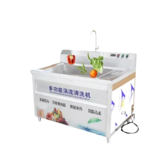 High Efficiency Bubble Fruit and Vegetable Washing Machine for Commercial Kitchen Use