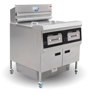 High Efficiency Chicken Deep Fryer Electric 52L Open Fryer Automatic Chips Frying Machine for Kitchens