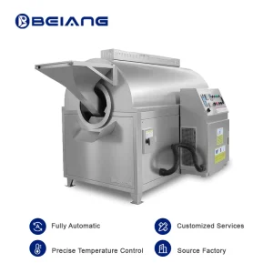 High Efficiency Coffee Roaster Machine Easy Operation Automatic Cashew Coffee Beans Peanut Roaster Equipment