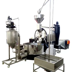 High Efficiency Gas Coffee Bean Roaster with Commercial Grade 30KG Per Batch Gas Type Coffee Beans Roaster Nuts Machine