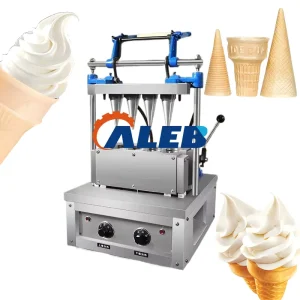 High Efficiency Ice Cream Cone Machine Waffle Cup Coffee Cup Making Machine Crispy Egg Tray Production Equipment