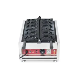 High Efficiency Low Cost and High Fish Shape with Open Mouth Taiyaki Maker Japanese Pastry Fish Taiyaki Waffle Maker Machine