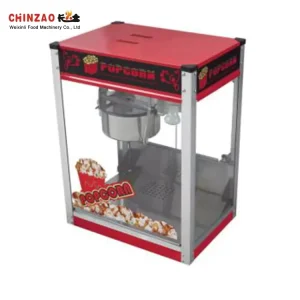 High Efficiency Red Metal Caramel Popcorn Machine Commercial Electric Popcorn Machine Popcorn Maker