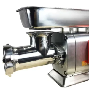 High Efficiency Table Top Meat Mincer Stainless Steel Head Gear for Hotel Operations