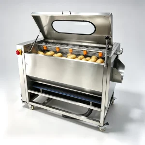 High Efficiency Vegetable Washing and Peeling Machine Is Suitable for Potatoes Sweet Potatoes Carrots and Yams