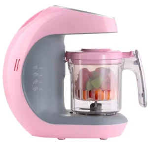 High End Multi Function Electric Digital Baby Food Processor Steamer Blender and Milk Warmer With Recipes Suggestions