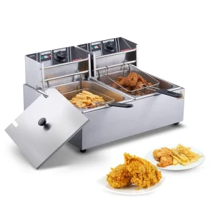 High End Taco Basket Deep Fryer Single Air Fryer Liner Deep Fryer Electric Pot 1 Liter Deep