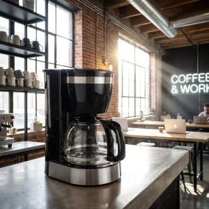 High Flow Rate Drip Coffee Maker 10 Cup Electric Italian Coffee Machine Mini Coffee Maker