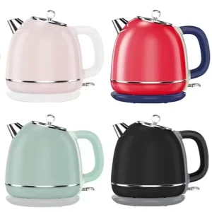 High Level Appearance Home Anti-scald Retro Style Electric Kettle 304 Stainless Steel Automatic Power-off Boiling Water Kettle