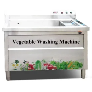 High Performance Air Bubble Fruit Vegetable Washing Machine for Food Processing Line