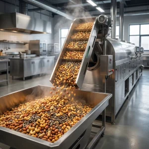 High Performance Commercial Peanut Seed Nut Roasting Machine Hot Air Coffee Roaster with Excellent Output Snack Machines
