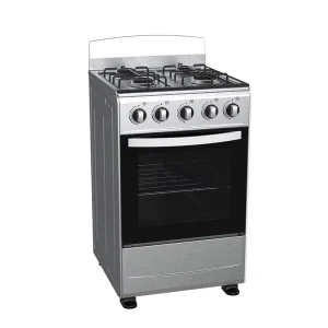 High Performance Electric and Gas Kitchen Range Cooker with Oven 50cm Wide Stainless Steel Self Cleaning Household Use