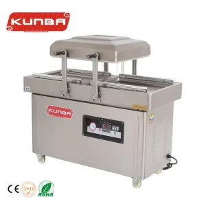 High Performance Steady Operation Commercial Desktop Double Chamber Automatic Energy Saving Vacuum Sealer Machine Film Food