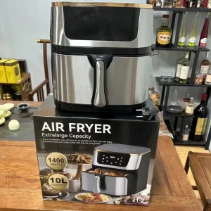 High Power 1400W Air Fryer Non Stick Easy to Clean for Household Baking Frying