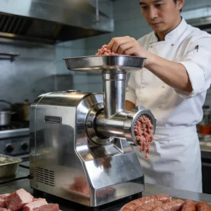 High Power Commercial Meat Grinder Stainless Steel Electric Meat Mincer High Efficiency 50kg/h Capacity