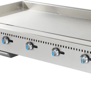 High Power Commercial Stainless Steel Restaurant Grill Griddle Counter Top 150000BTU Gas Kitchen