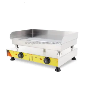 High Power Electric Griddle Factory Chromium Steel Griddle Stainless Steel Electric Bbq Grill