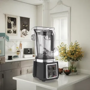 High Power Multifunctional Heavy Duty Smoothie Milkshake Commercial Blender with Soundproof Cover