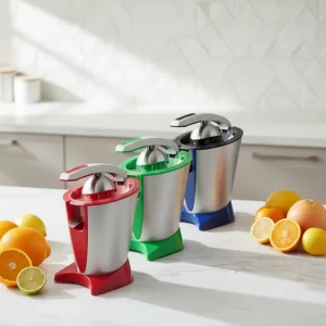 High Power Orang Juicer Custom Logo Electric Juicer Orange Lemon Juicer Stainless Steel Blade Handle Manual Citrus Juicer