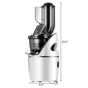 High Power Smart Orange Multifunctional Food Grade Smoothie Electric Low Noise Big Mouth Slow Juicer Juice Extractor