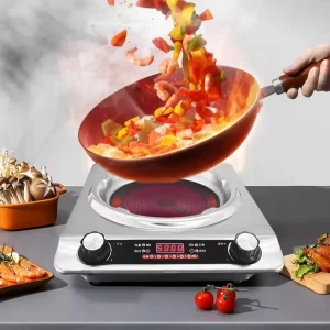 High Power Stainless Steel Electric Induction Cooker Household Use Portable Adjustable Scratch resistant Durable Waterproof