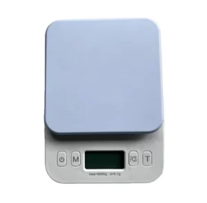 High Precision 0.1g Electric Digital Kitchen Scale 6kg Capacity Supports G oz lb kg Durable Plastic for Baking Cooking