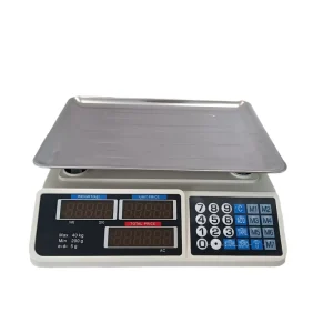 High Precision 40kg Digital Kitchen Scale with LCD Display Waterproof Design and Multi Unit Conversion Function with Pricing