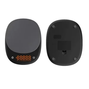 High Precision Electronic Kitchen Scale AAA Battery Tempered Glass Food Weighing Scale 5KG Capacity 0.1g Accuracy Intelligent