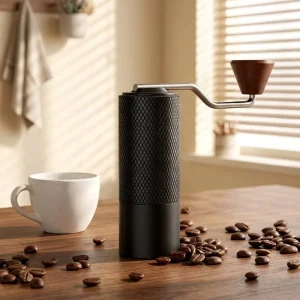High Precision Manual Coffee Grinder Modular Burr System Micron Level Adjustable Hand Coffee Mill for Espresso Pour Over
