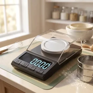 High Precision Mini Digital Scale Portable Gram Weighing Tool for Jewelry Kitchen Baking Herbs Spices Food Use