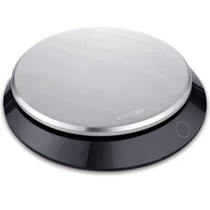 High Precision Rechargeable Kitchen Scale Stainless Steel Digital Food Scale LED Display for Cooking Baking Use