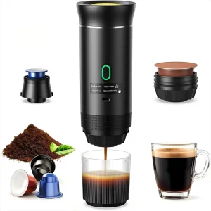 High Pressure 20Bar Portable Kitchen Appliance Machine with Compact Design and USB Charging