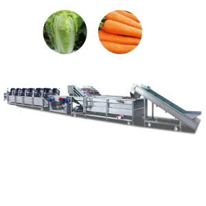High Pressure Spray Fruit Washer for Commercial Use with Stainless Steel Construction