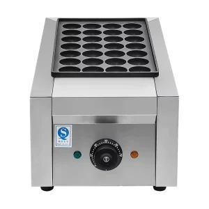 High Productivity Gas Takoyaki Pan Steel Takoyaki Maker with CE Cooking Snacks Pancakes Waffles Ice Cream Home Use
