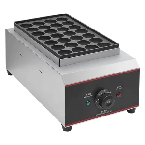 High Productivity Steel Electric Portable Takoyaki Maker (CE Certified 1 Year Warranty for Home Use Cooking Snacks)