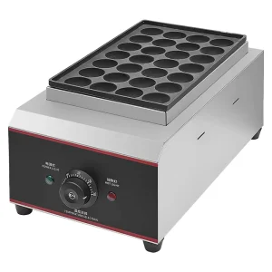 High Productivity Steel Takoyaki Maker CE Certified Gas Takoyaki Pan Home Use Cooking Snacks Ice Cream Retail