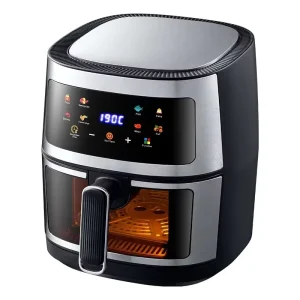 High Productivity Visual Household 8L Air Fryer Large Capacity Multifunctional Snack Oven Custom New Model for Export