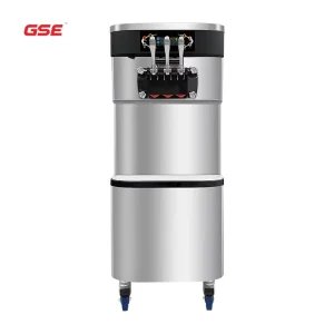 High Quality 2+1 Flavors Making Gelato Helado Softy Cone Price Maker Commercial Soft Serve Ice Cream Machine
