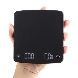 High Quality Black ABS Digital Kitchen Scale Electric Coffee Drip Scales Timer 0.1G Electronic Weighting for Coffee