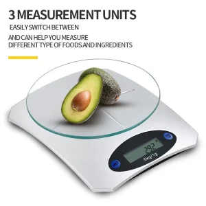 High Quality Digital Kitchen Scale Smart LCD Display Household Food Weight High precision Coffee Scale Stainless Steel