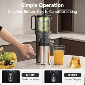 High Quality Electric Stainless Steel Slow Juicer Commercial Outdoor Use Wide Chute Car Fruit Commercial Food Processor