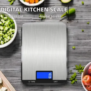 High Quality Electronic Weighting 5kg 10kg Digital Kitchen Scales Rectangle Food Scale Weighing Scales