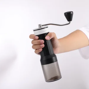 High Quality Metal Manual Coffee Bean Grinder with Conical Burr and Adjustable Settings